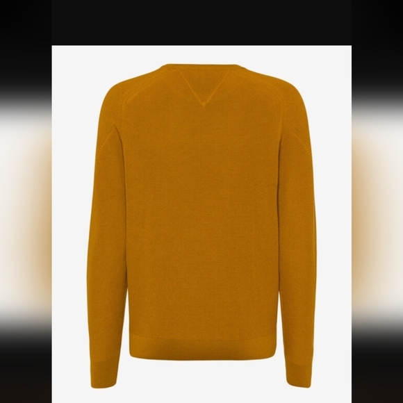 BRAX FEEL GOOD Size L Rick Crewneck Sweater Diamond Knit Merino/Silk - Picture 3 of 5